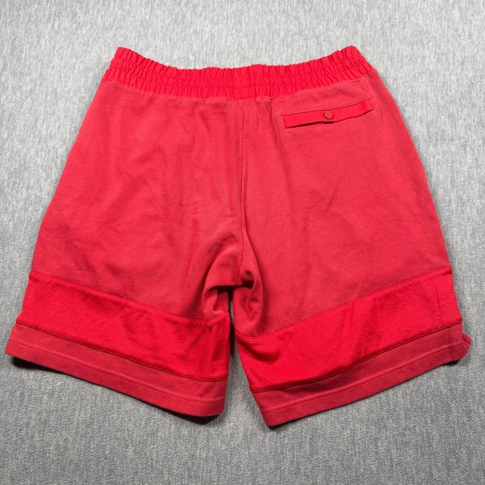Nike Shorts Mens L Red Court UNLV Rebels Mesh Pocket Zip Basketball 894864-653